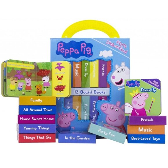 Peppa Pig 12-Book Set Boxed Collection For Kids - Picture 1 of 3